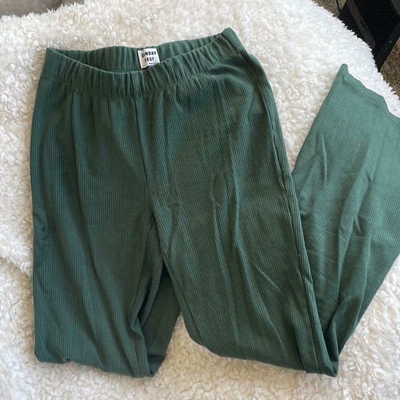 Sunday Best Pants & Jumpsuits Aritzia Sunday Best Flared Pants Poshmark